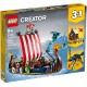 LEGO CREATOR 31132 Statek wikingów i wąż z Midgardu 3w1