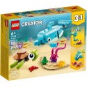 LEGO CREATOR 31128 Delfin i żółw 3w1